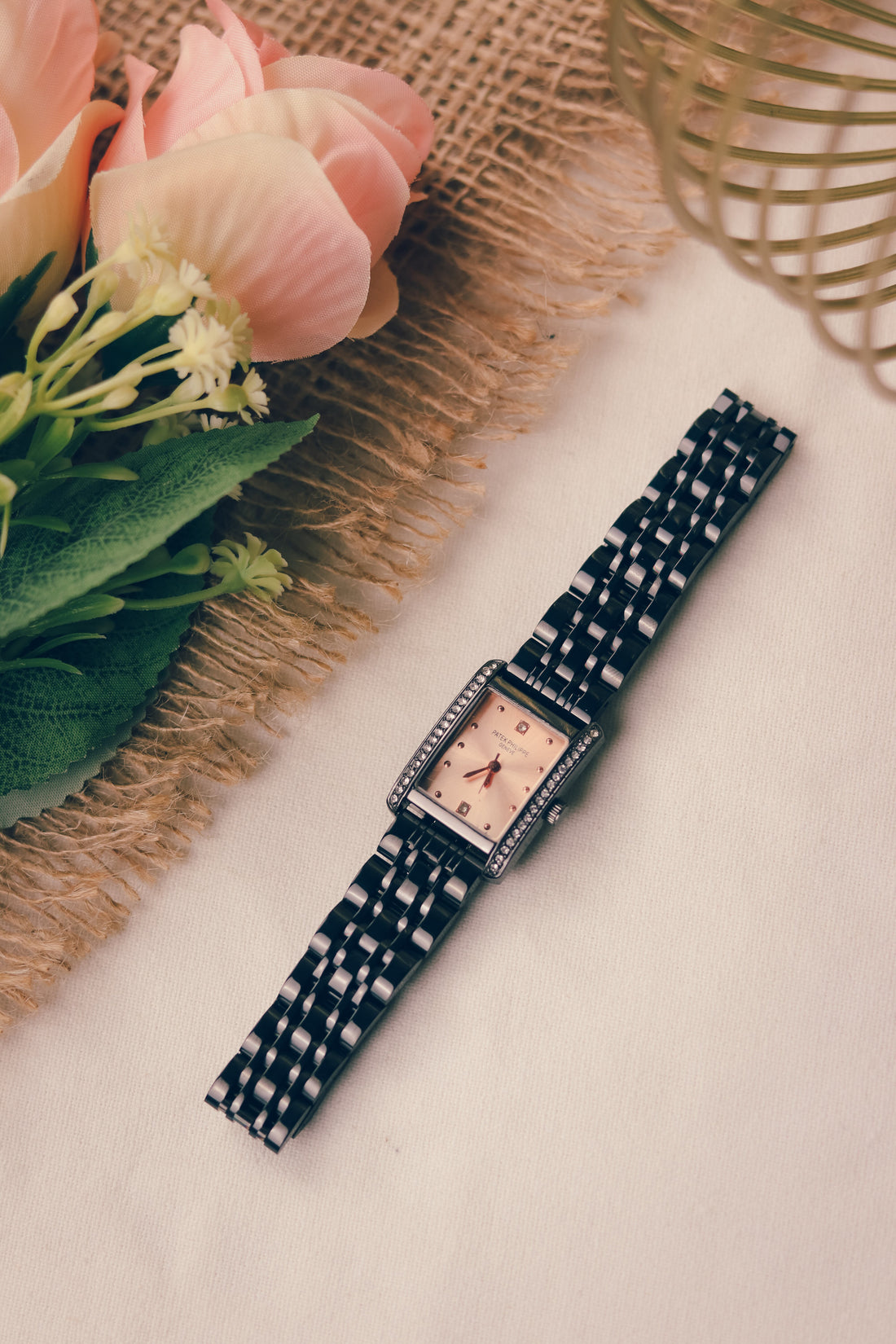 Patek Philippe Black Rose Women Watch