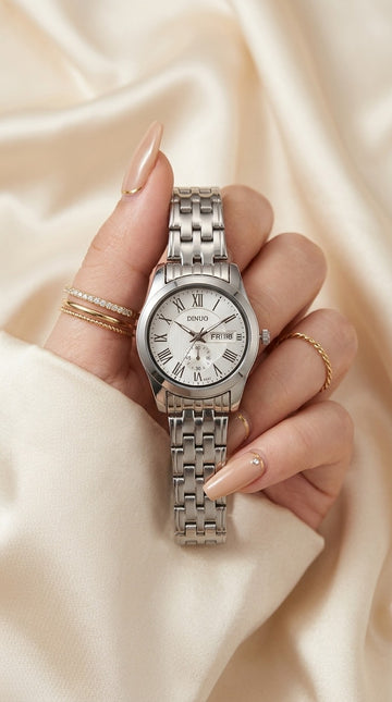 Dinuo Imperium Silver Women Watch
