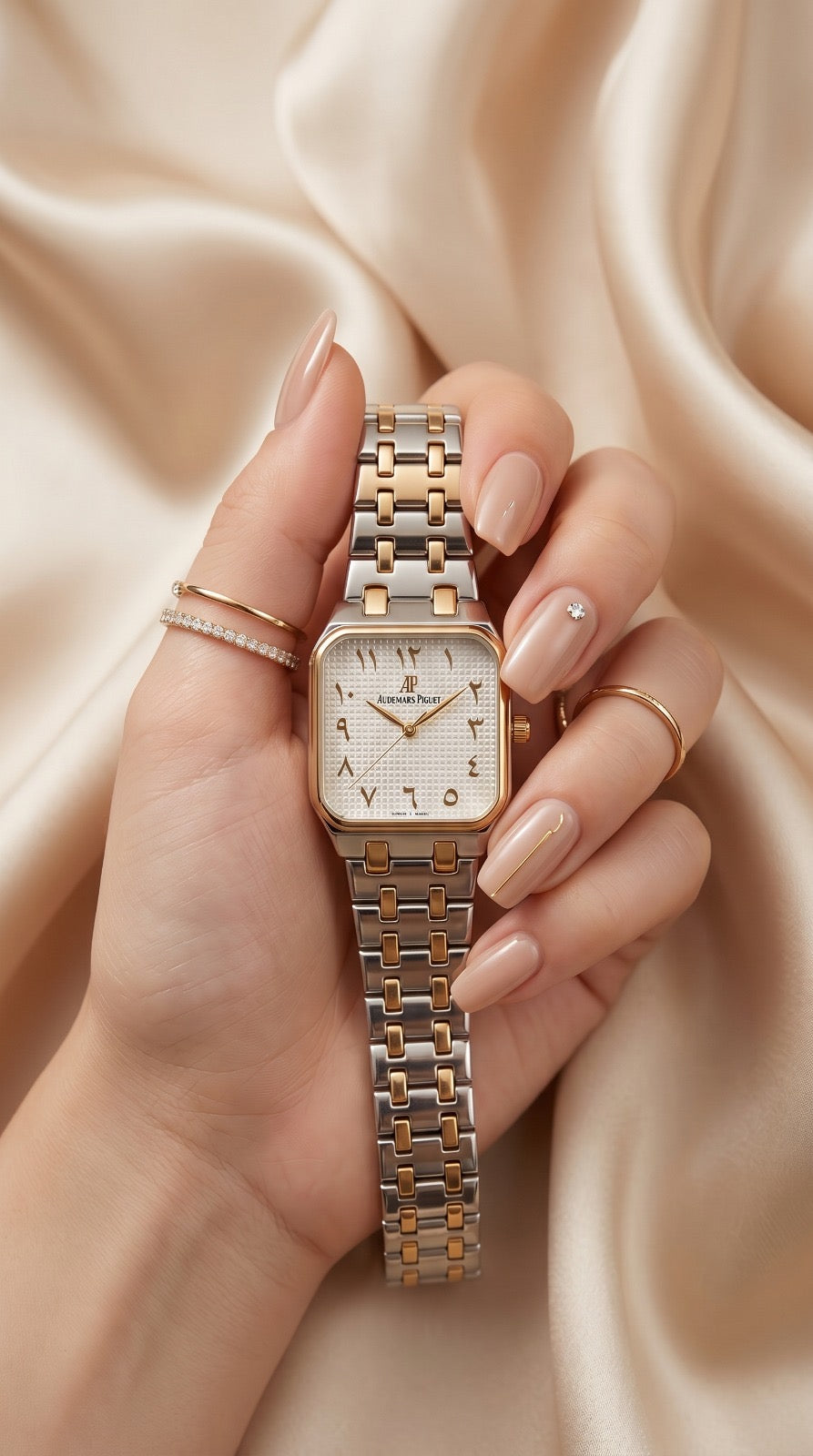 AP Arabic Two-Tone Women Watch