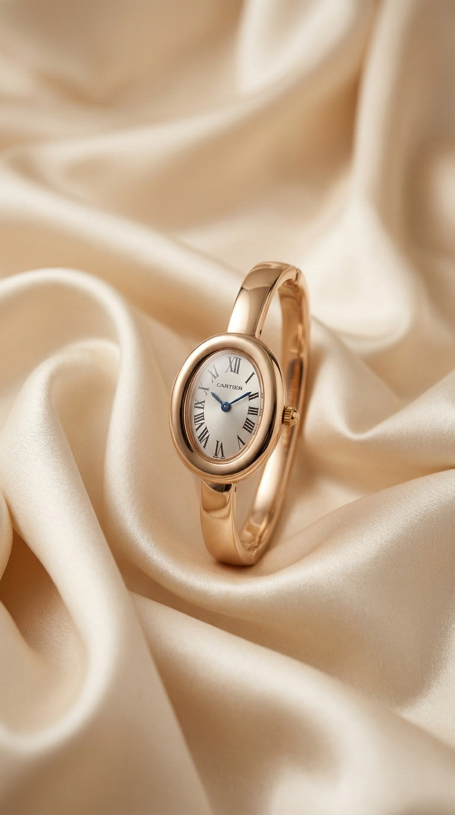 The Gilded Cartier Bangle Women Watch - White