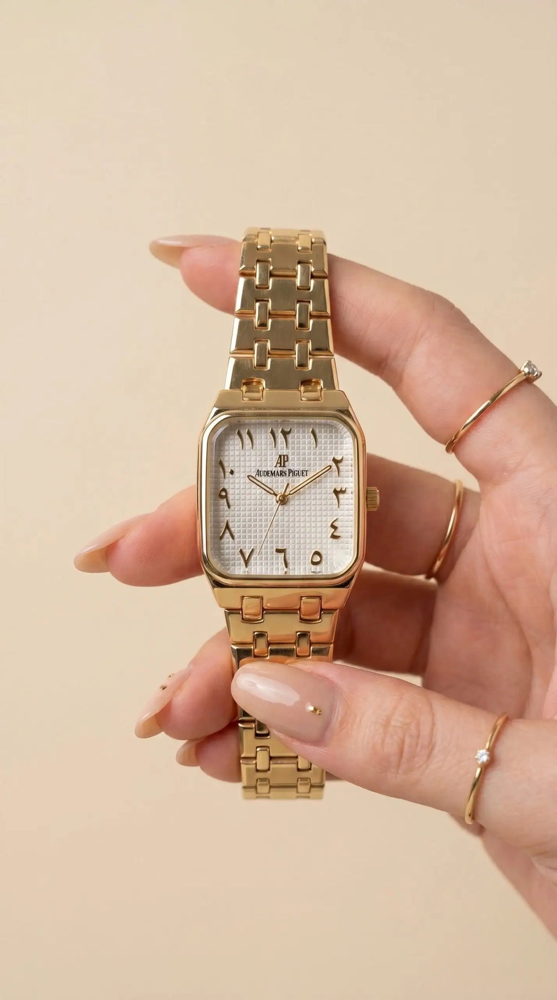 AP Arabic Golden Women Watch