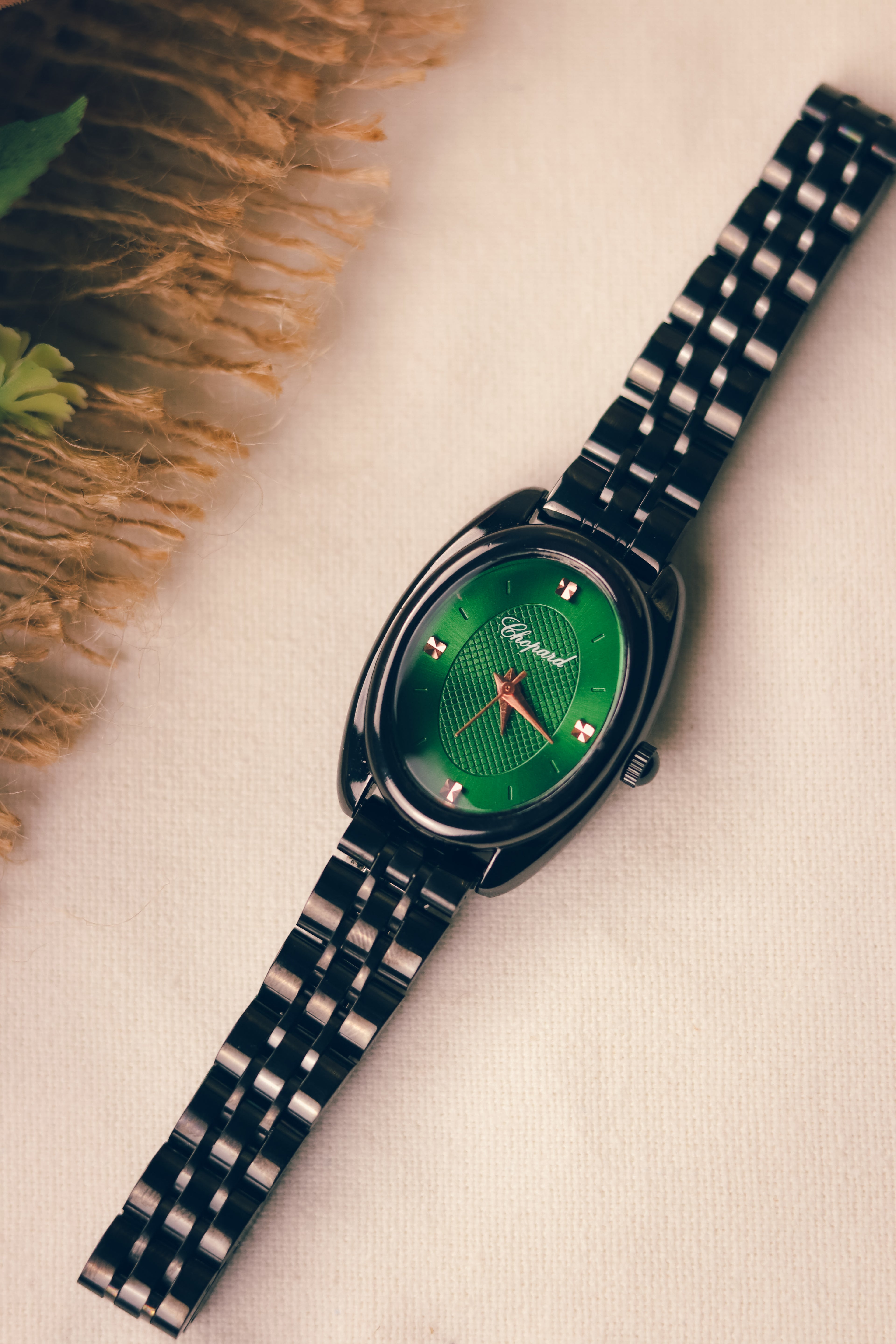 Chopard Green Oval Women Watch