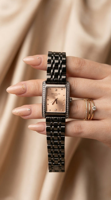 Patek Philippe Black Rose Women Watch