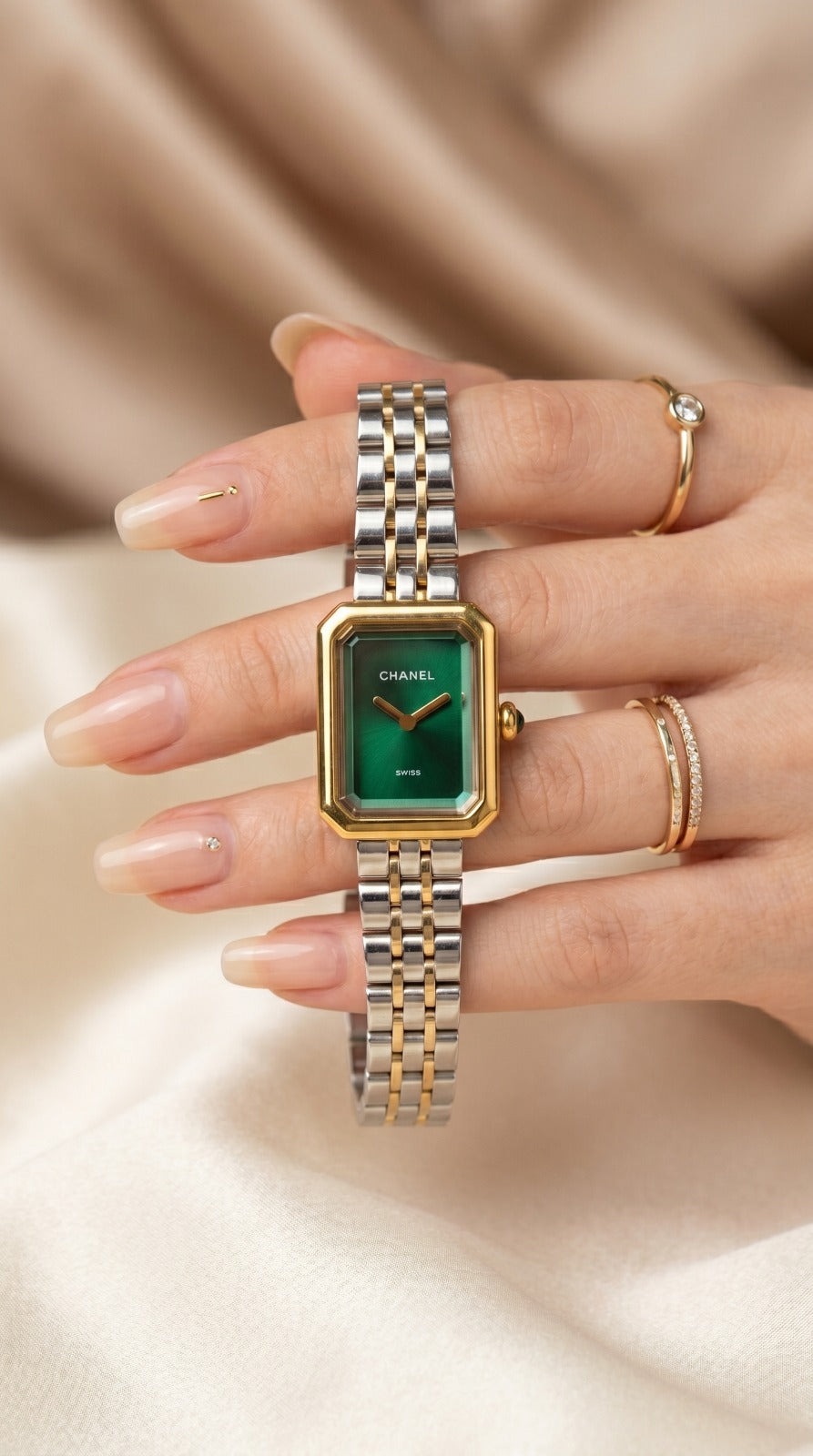 Chanel Iconic Women Watch - Green Dial