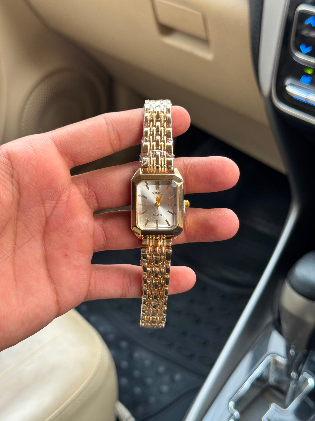 Ximli Premium Square Women Watch - White Dial