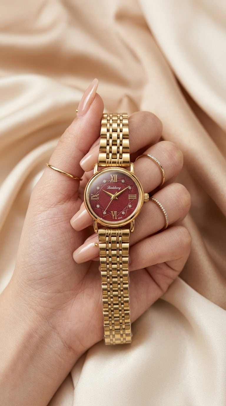 The Ruby Royale Women Watch