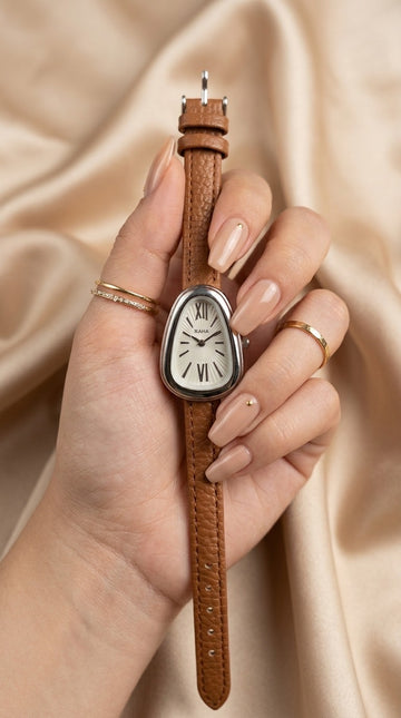 The Silhouette Women Strap Watch - Brown