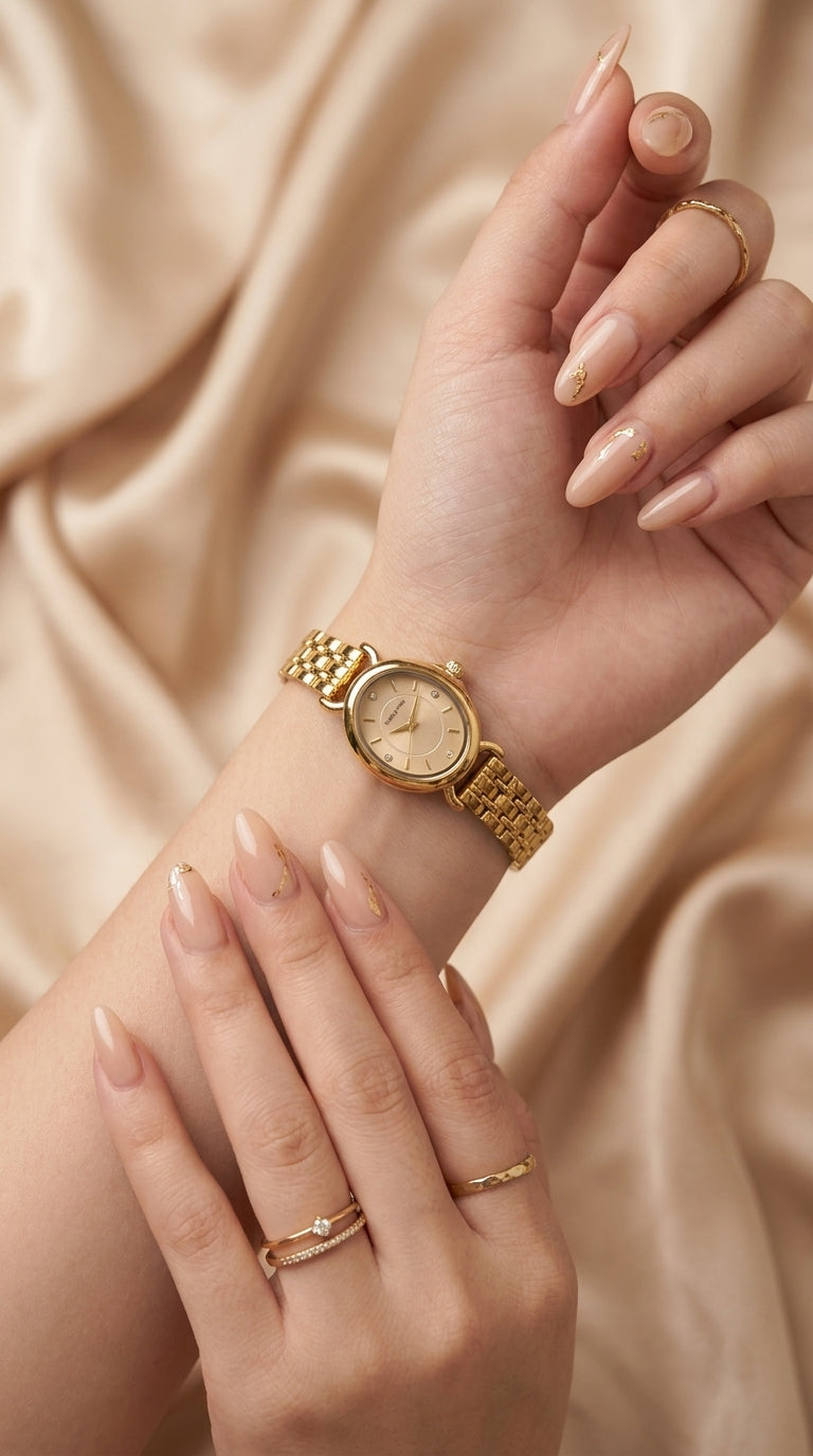 Bubble Time Elysian Gold Women Watch