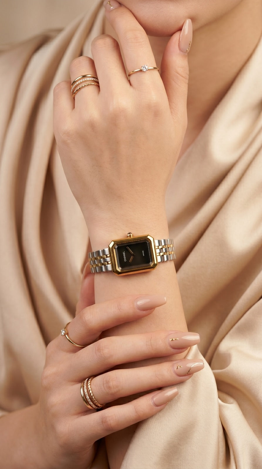 Chanel Iconic Women Watch - Black Dial