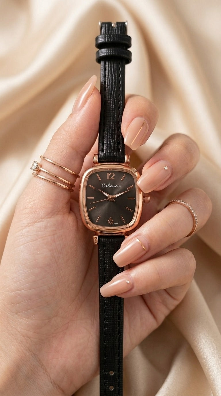 Cabosen Midnight Radiance Women Strap Watch