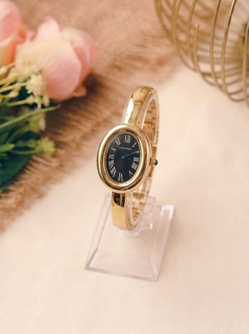 The Gilded Cartier Bangle Women Watch - Black