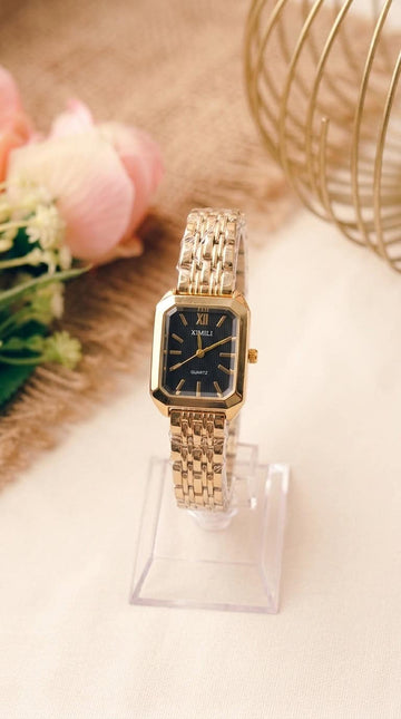 Ximli Premium Square Women Watch - Black Dial