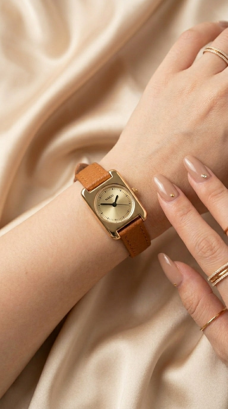 Naidu Chic Brown Women Strap Watch