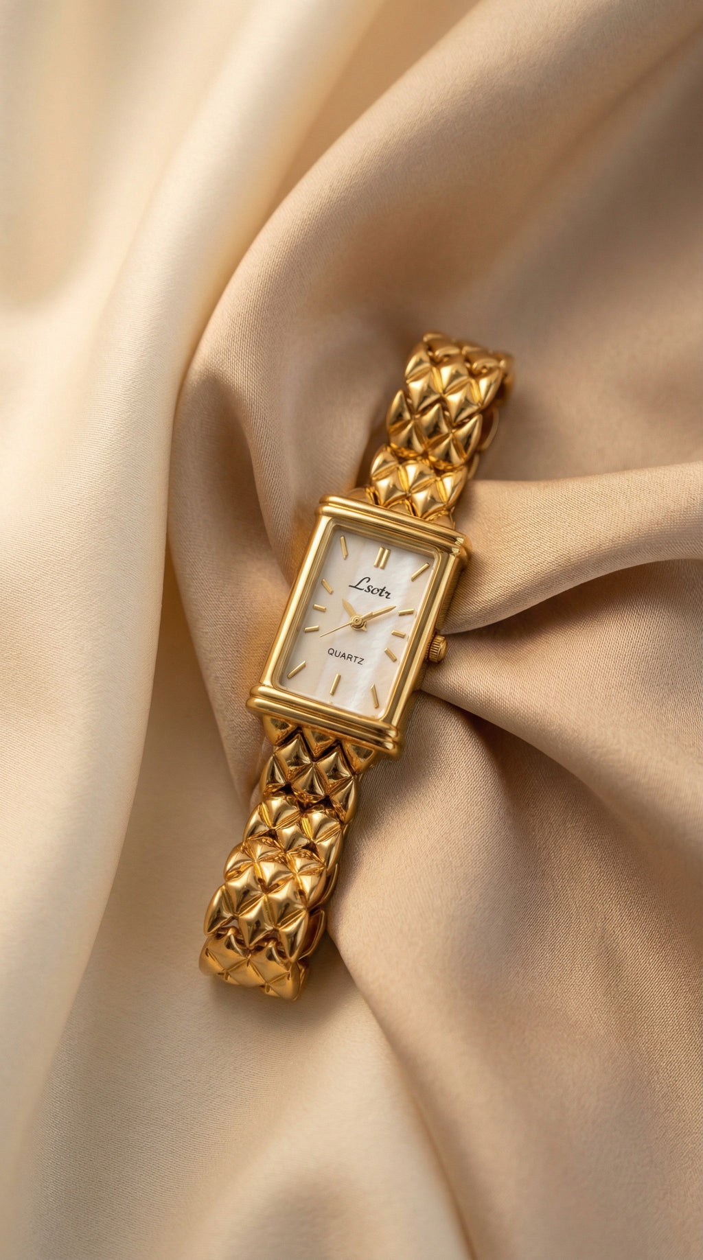 Lsotr Rectangular Charm Women Watch