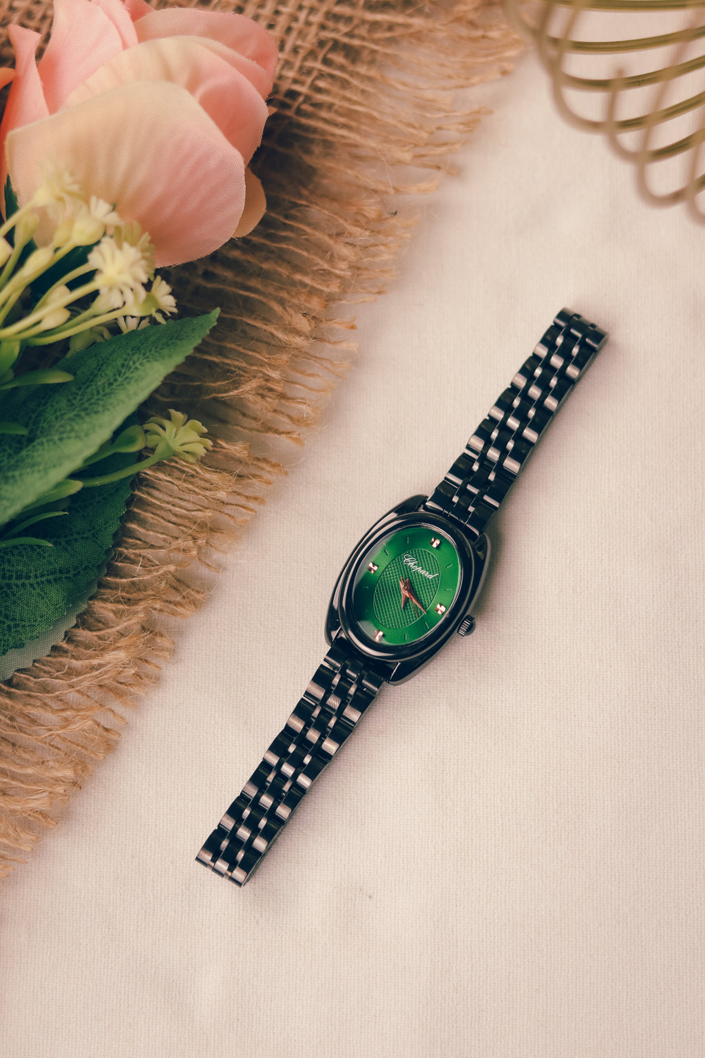 Chopard Green Oval Women Watch