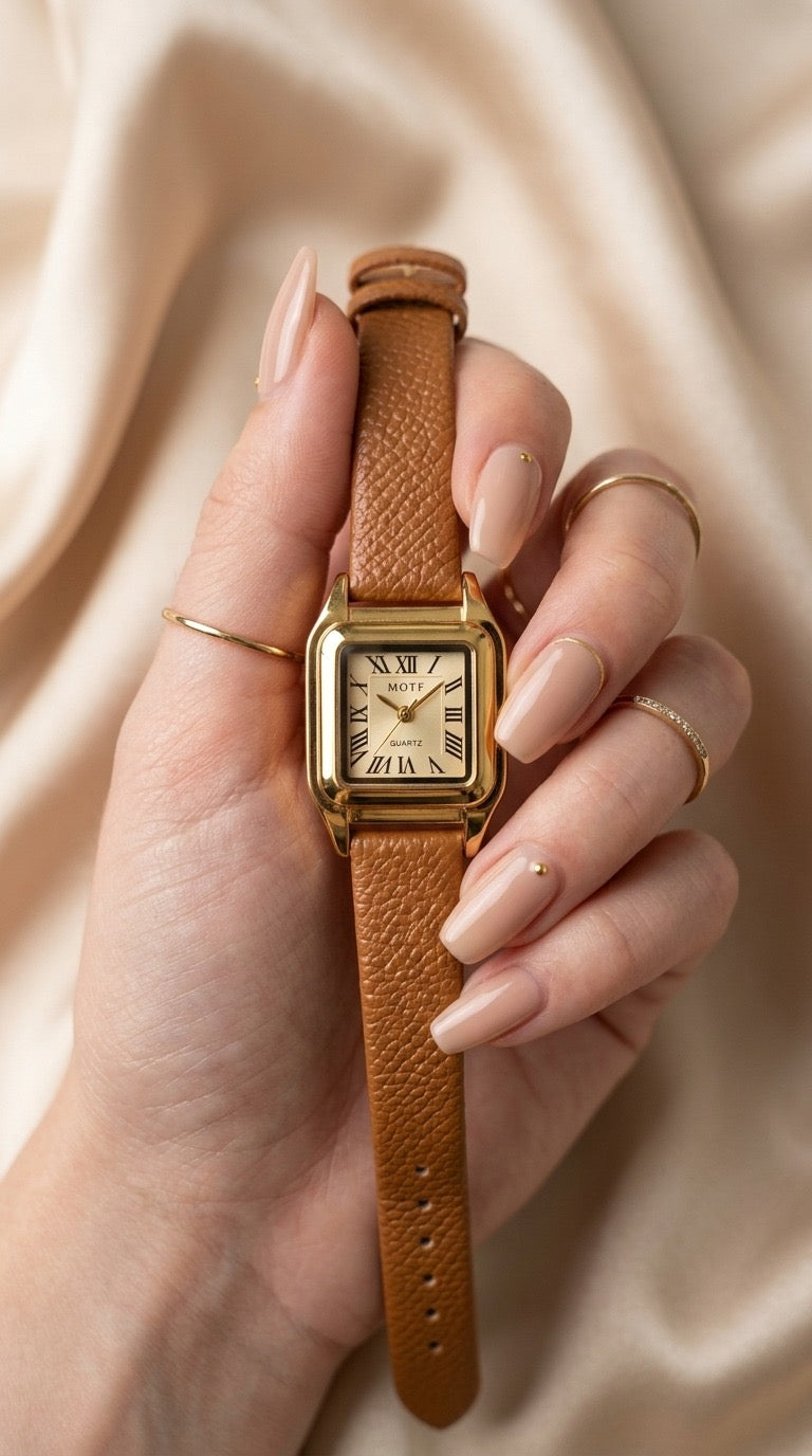 The Heritage Tank Women Strap Watch
