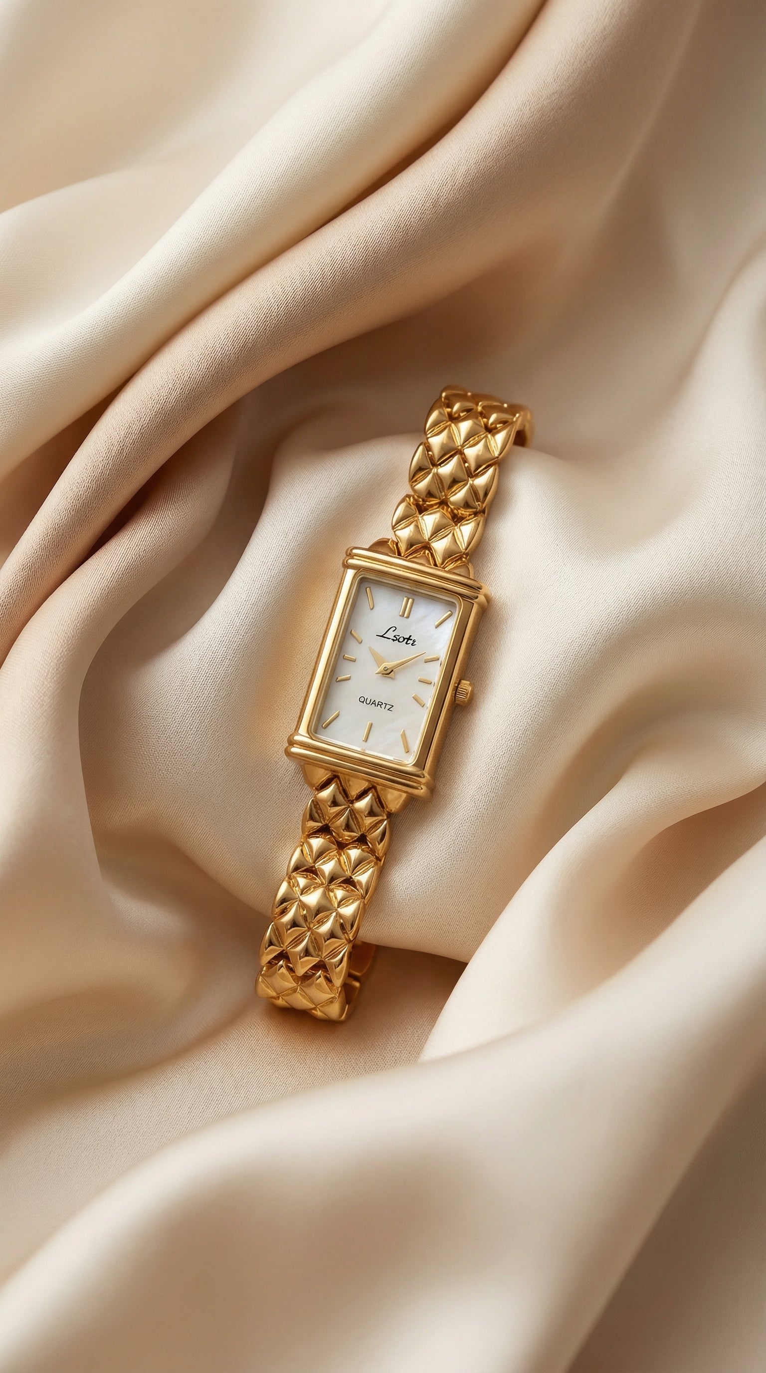 Lsotr Rectangular Charm Women Watch