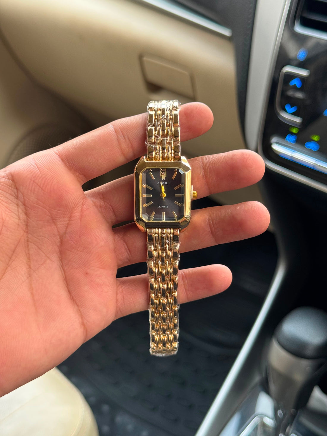 Ximli Premium Square Women Watch - Black Dial