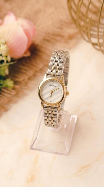 The Orchid Two-Tone Women Watch - White Dial