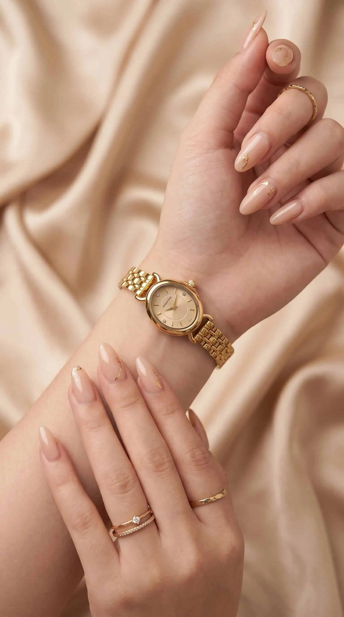 Bubble Time Elysian Gold Women Watch