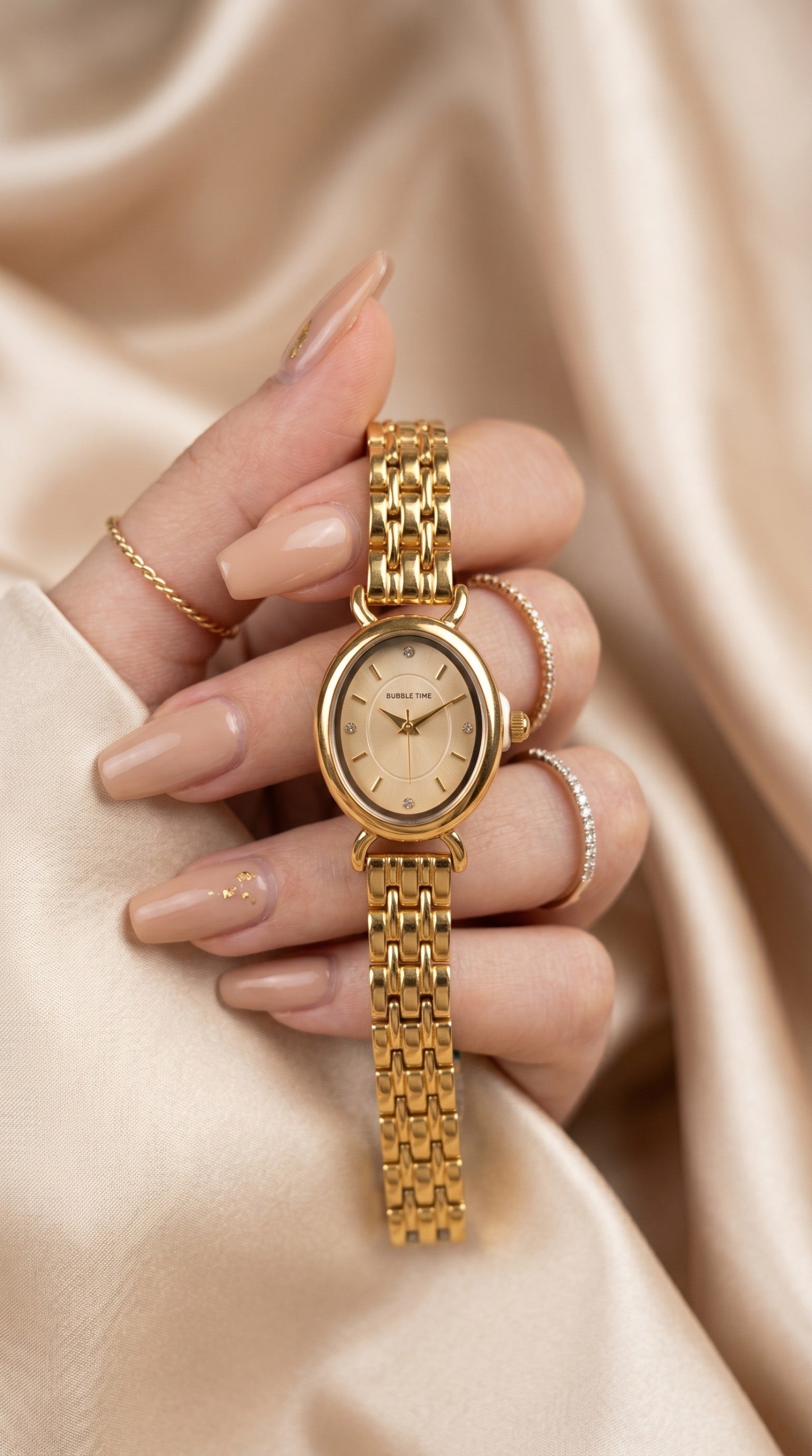 Bubble Time Elysian Gold Women Watch