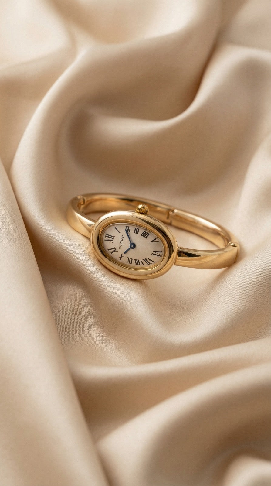 The Gilded Cartier Bangle Women Watch - White