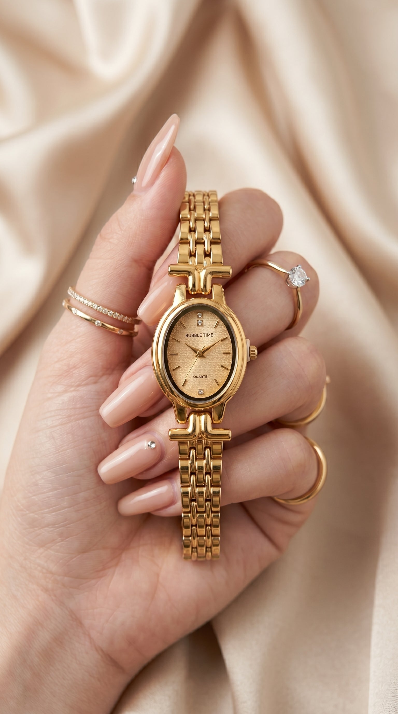Bubble Time Timeless Roman  Women Watch
