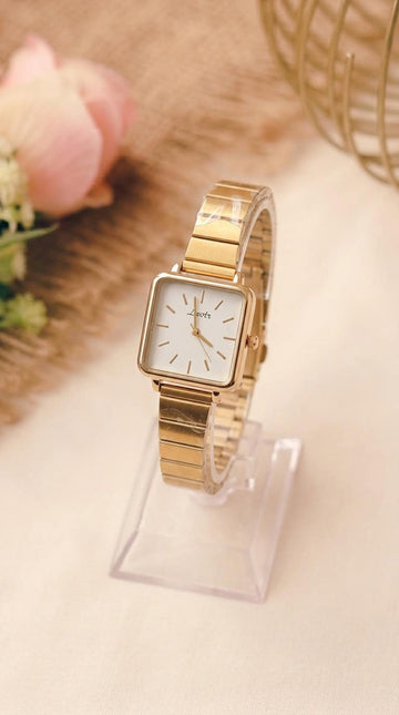 Lsotr Square Golden Women Watch