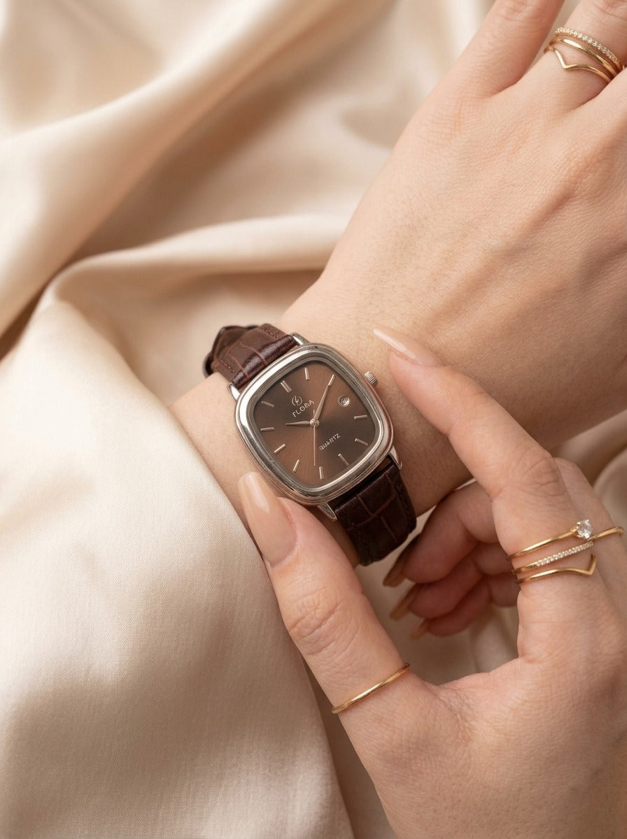 Flora Heritage Women Strap Watch