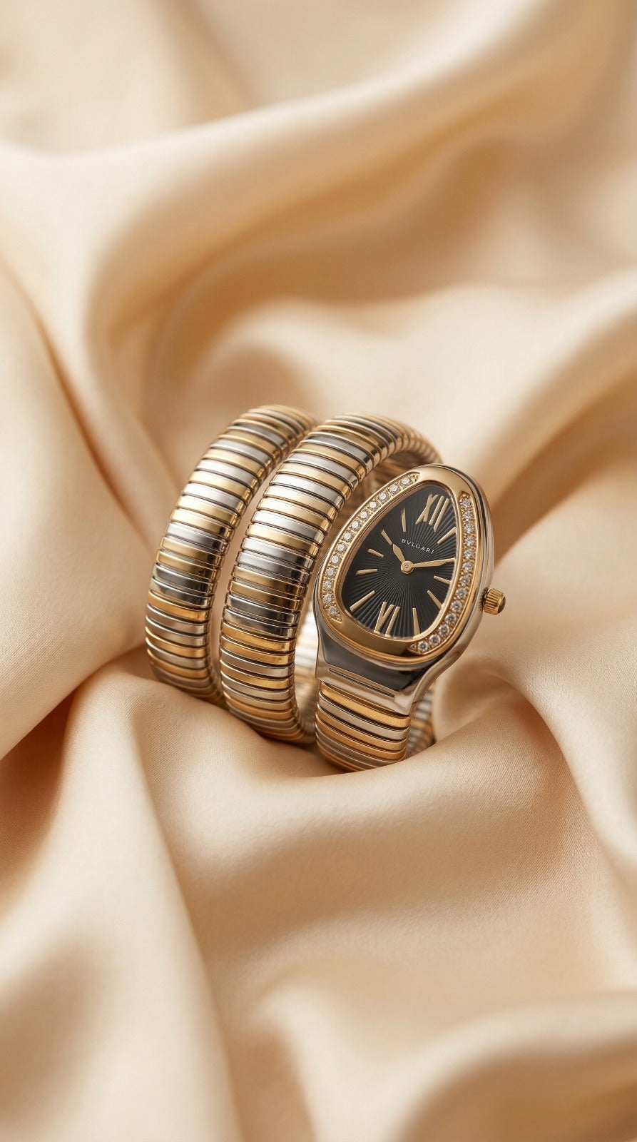 BVLGARI Two Tone Snake Women Watch