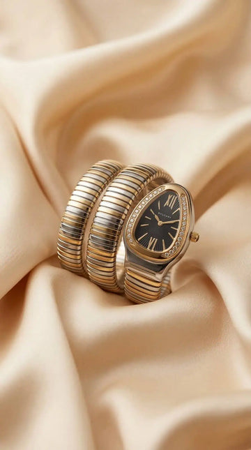 BVLGARI Two Tone Snake Women Watch